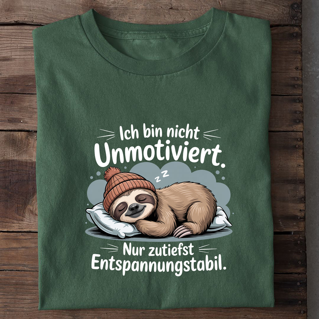 T-Shirt Entspannungsstabil, Nahaufnahme