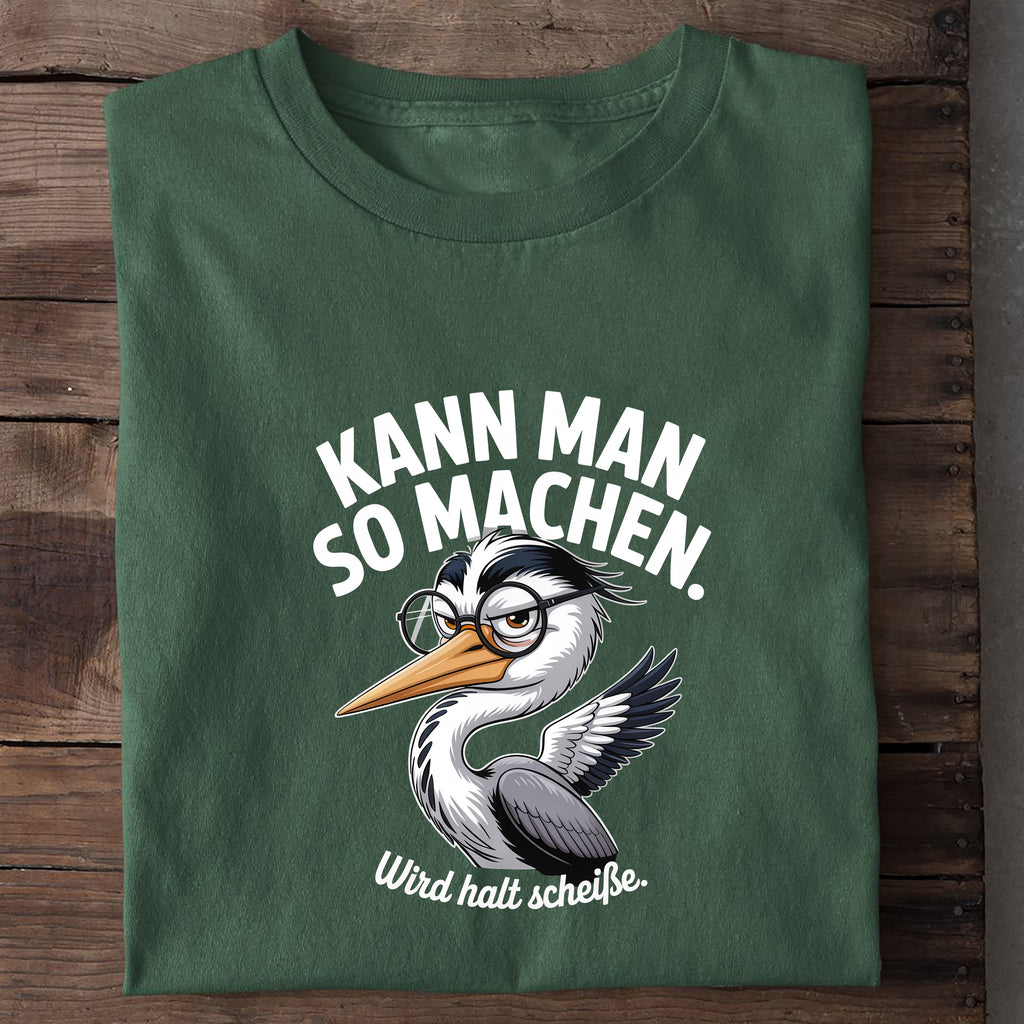 T-Shirt Kann Man So Machen, Nahaufnahme