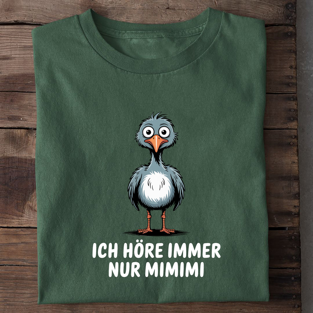 T-Shirt Ich Höre Immer, Nahaufnahme