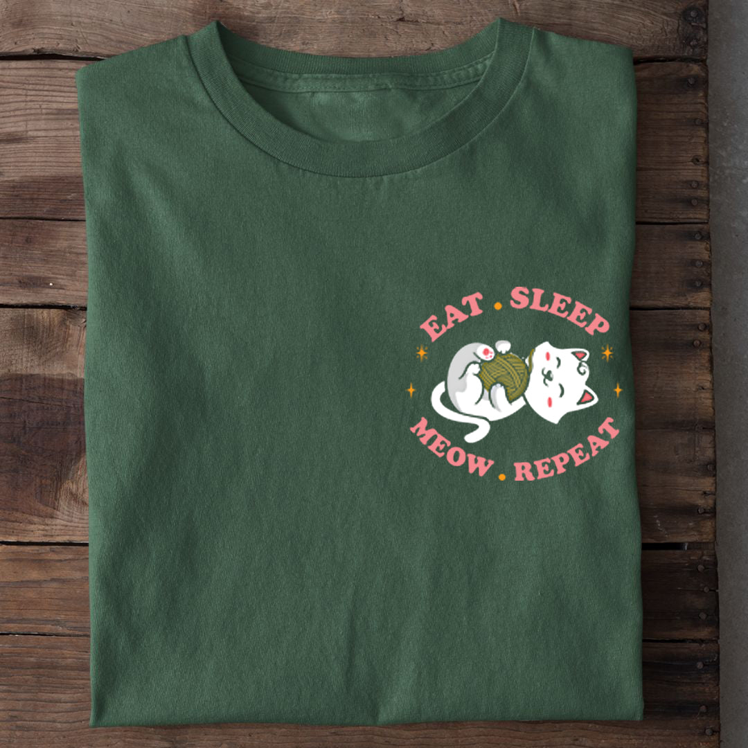 Eat-Sleep-Meow-Repeat T-Shirt