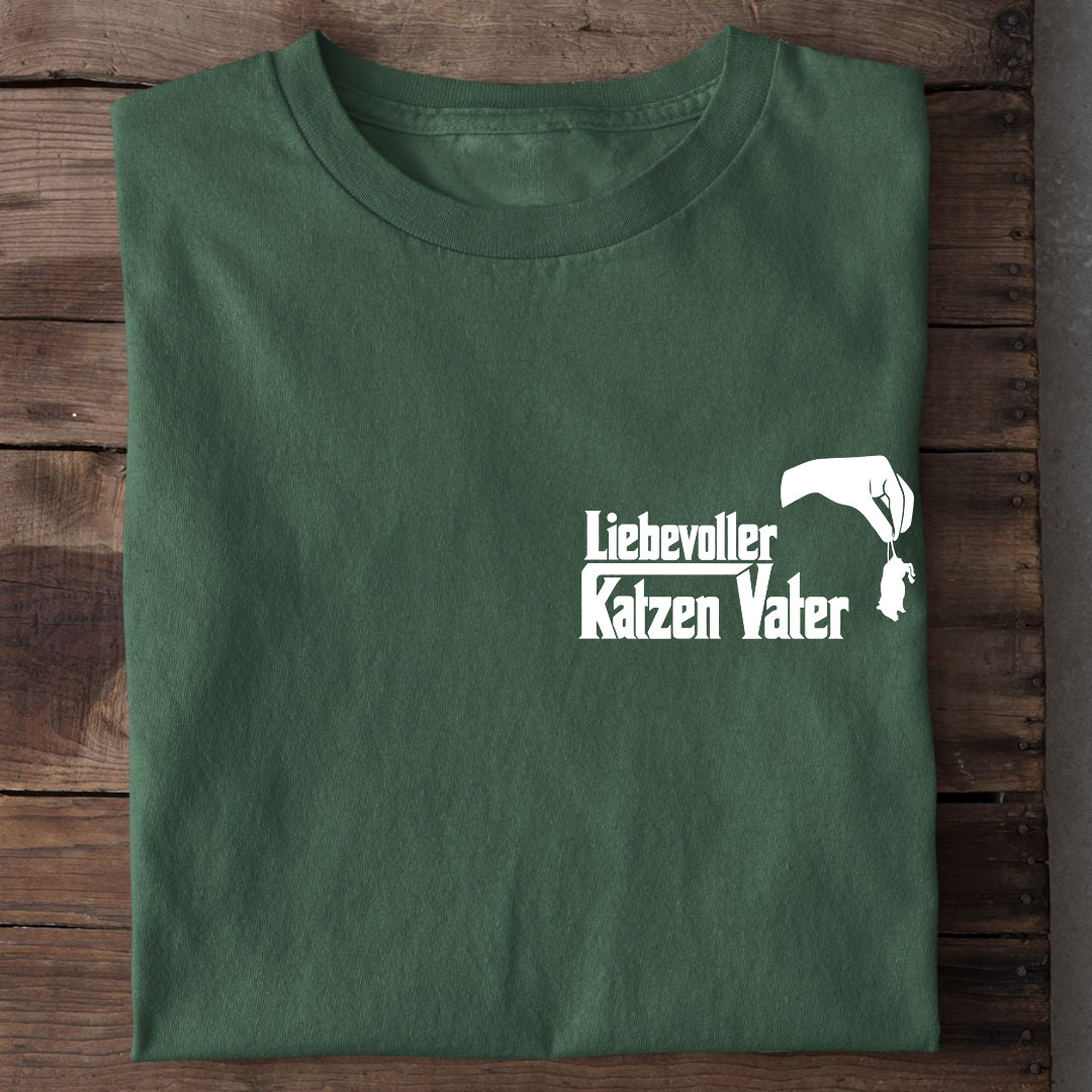 Liebevoller Katzenvater T-Shirt