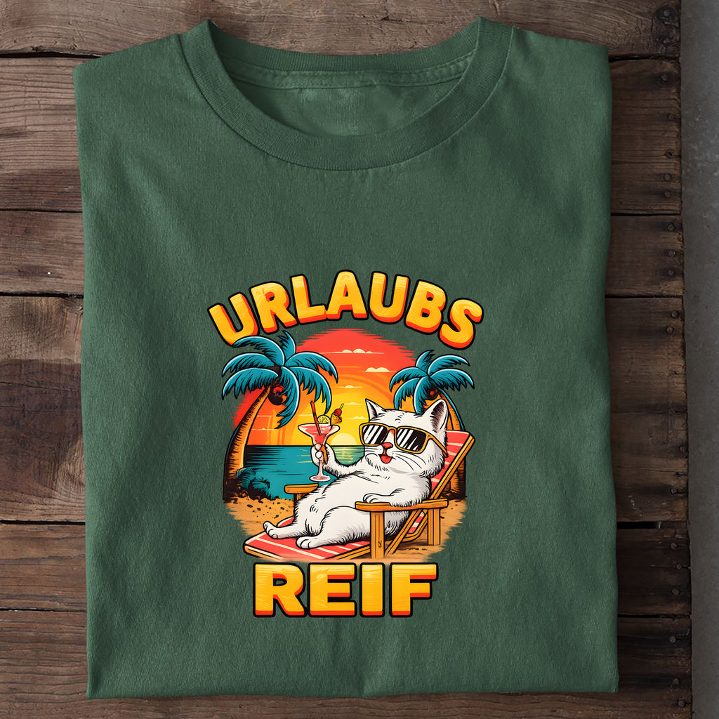 T-Shirt Urlaubsreif, Nahaufnahme