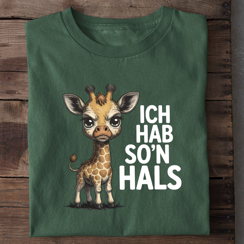 T-Shirt Ich hab so'n Hals, Nahaufnahme