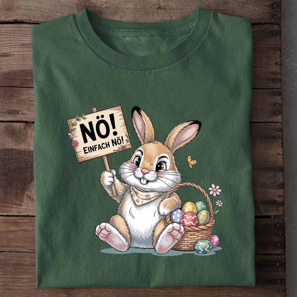 T-Shirt Nö Hase, Nahaufnahme