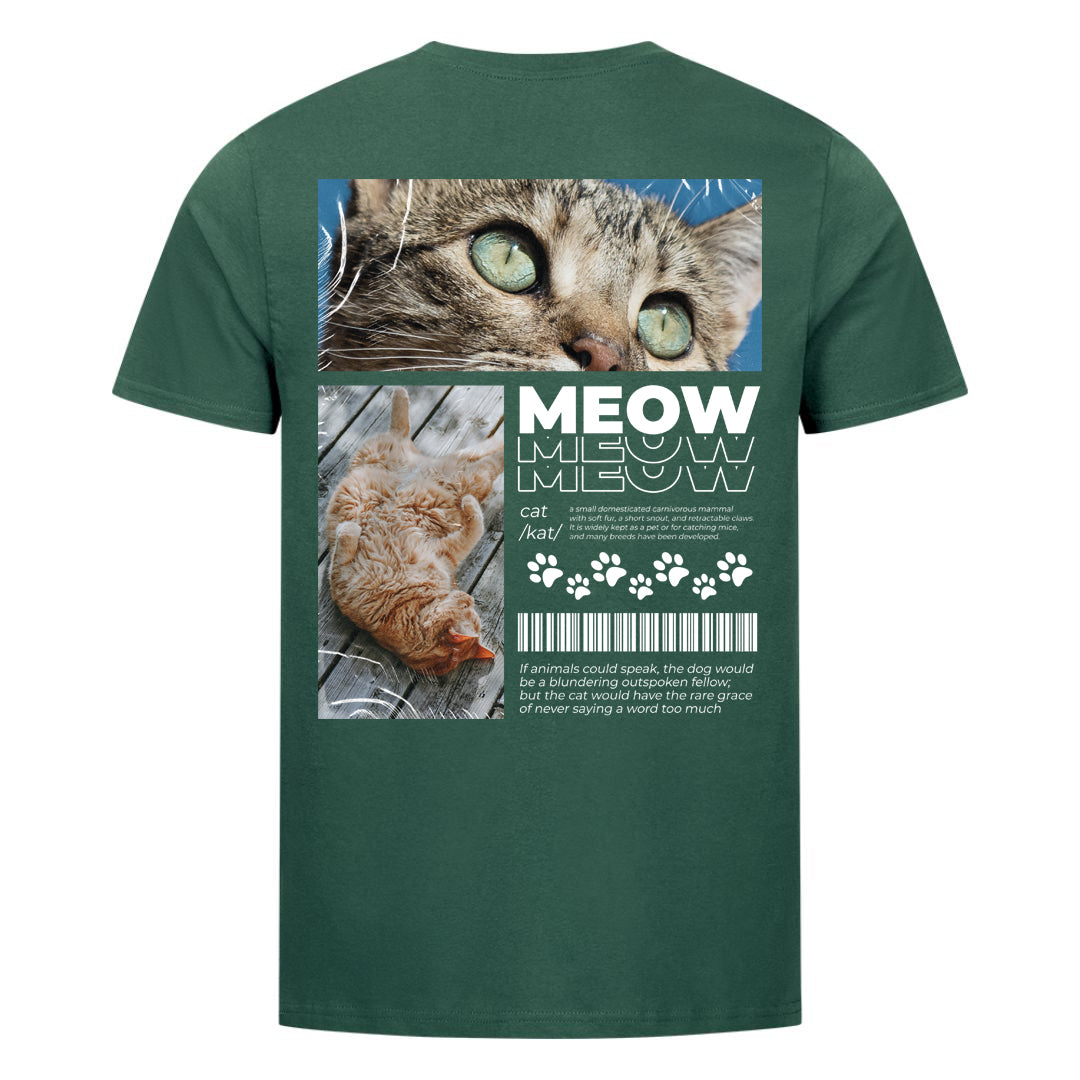 Cat Definition Modern T-Shirt BackPrint