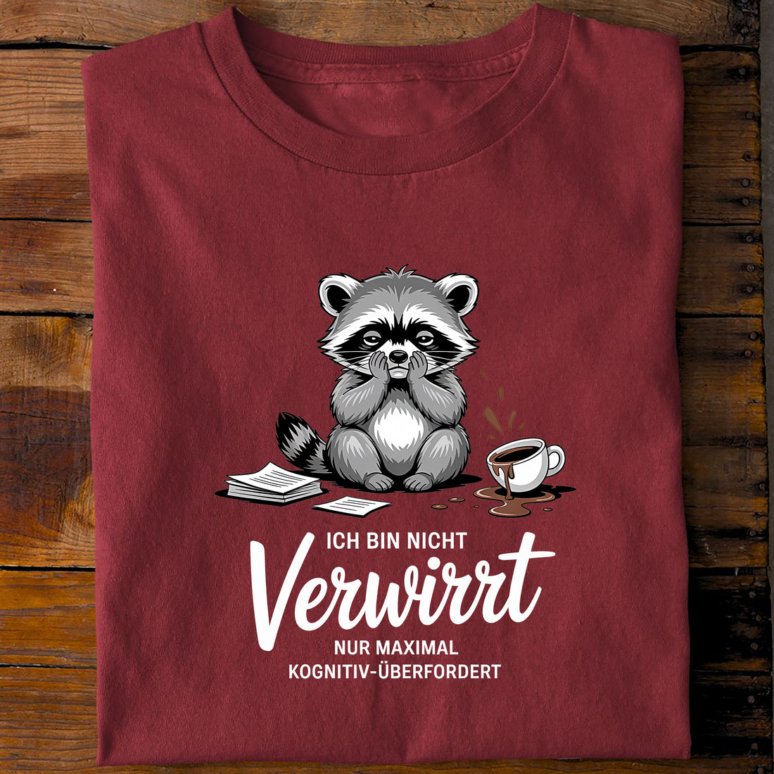 T-Shirt Verwirrt, Rückansicht
