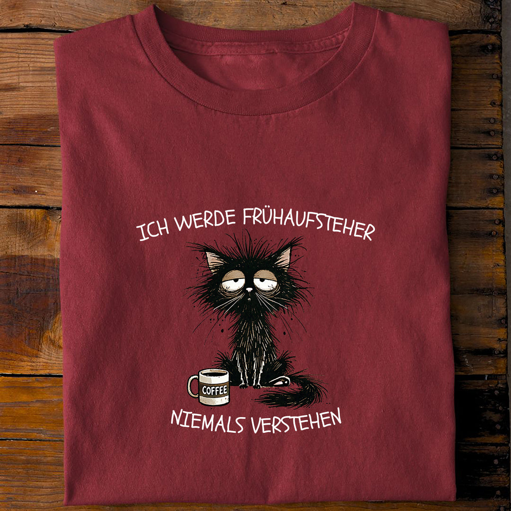 T-Shirt Frühaufsteher, Rückansicht