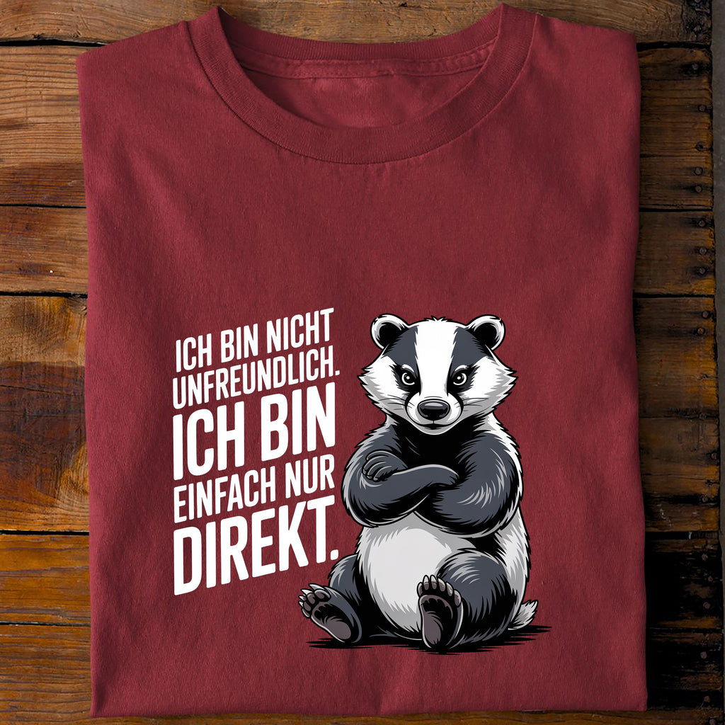 Bio T-Shirt Ich Bin Nicht Unfreundlich, weitere Ansicht