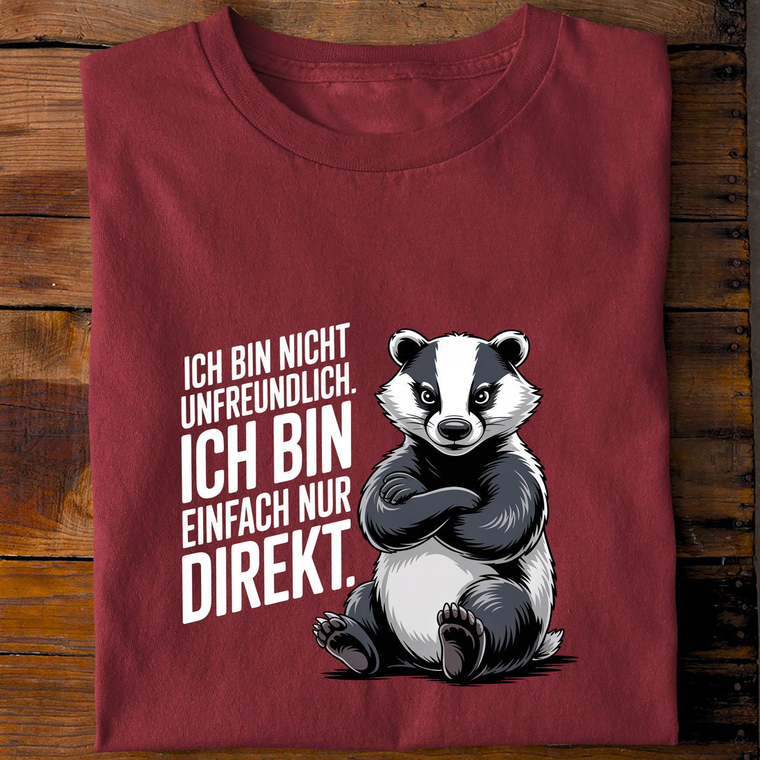 Bio T-Shirt Ich Bin Nicht Unfreundlich, weitere Ansicht