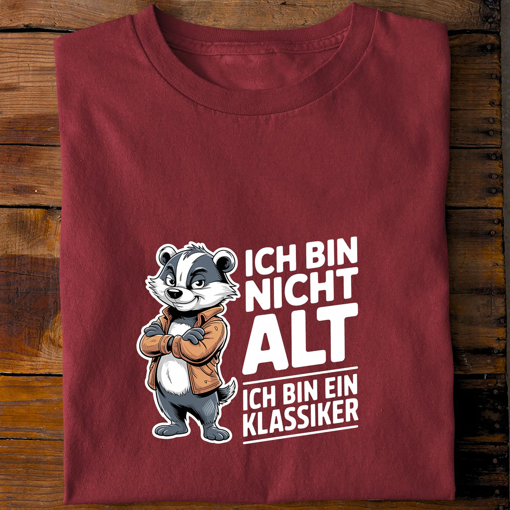 T-Shirt Ich bin ein Klassiker, Rückansicht