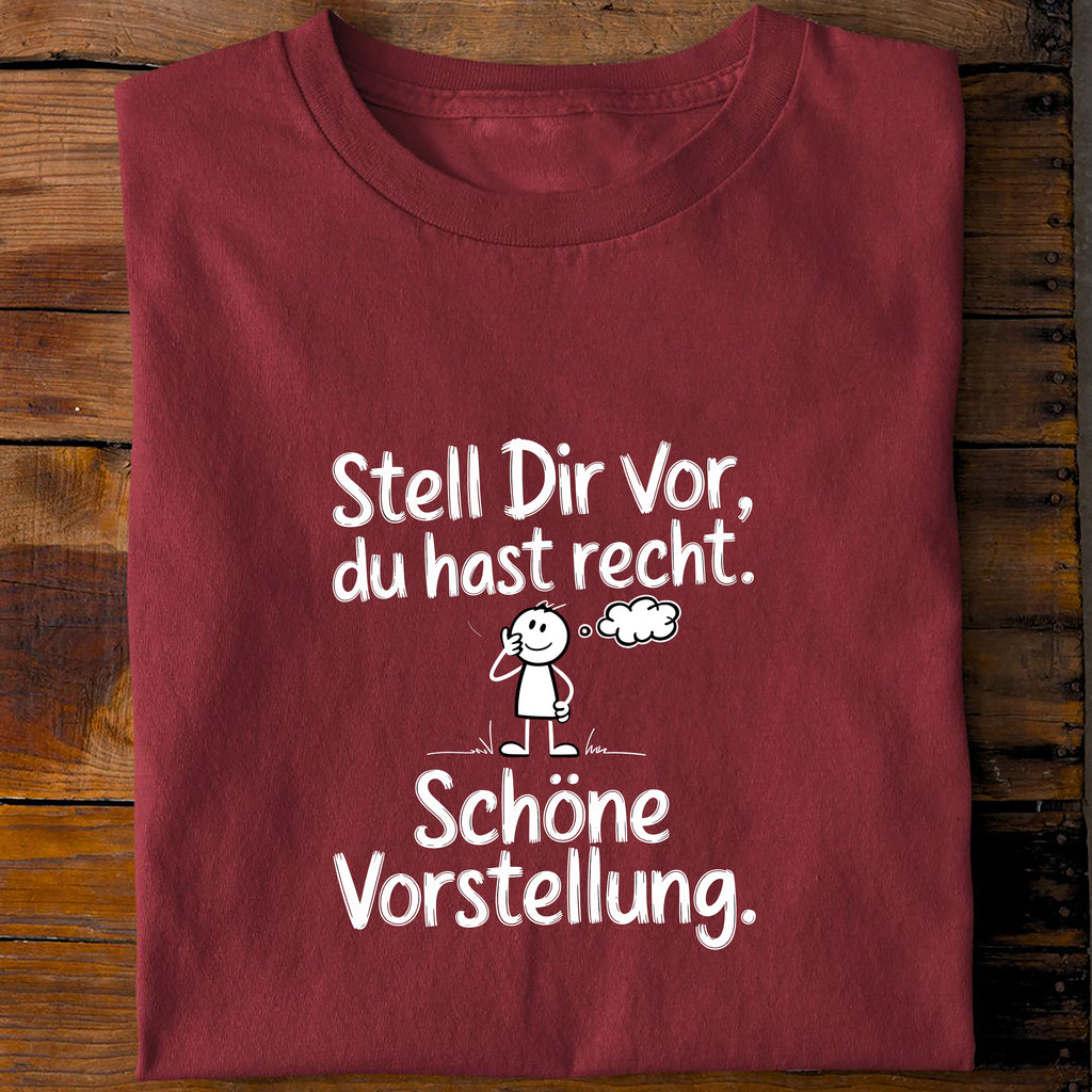T-Shirt schöne vorstellung, Rückansicht