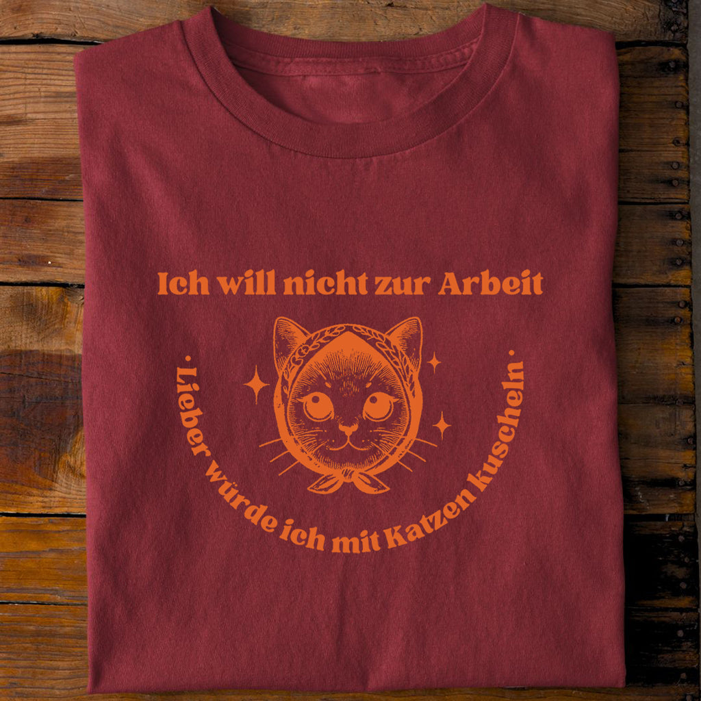 Mit Katzen kuscheln T-Shirt