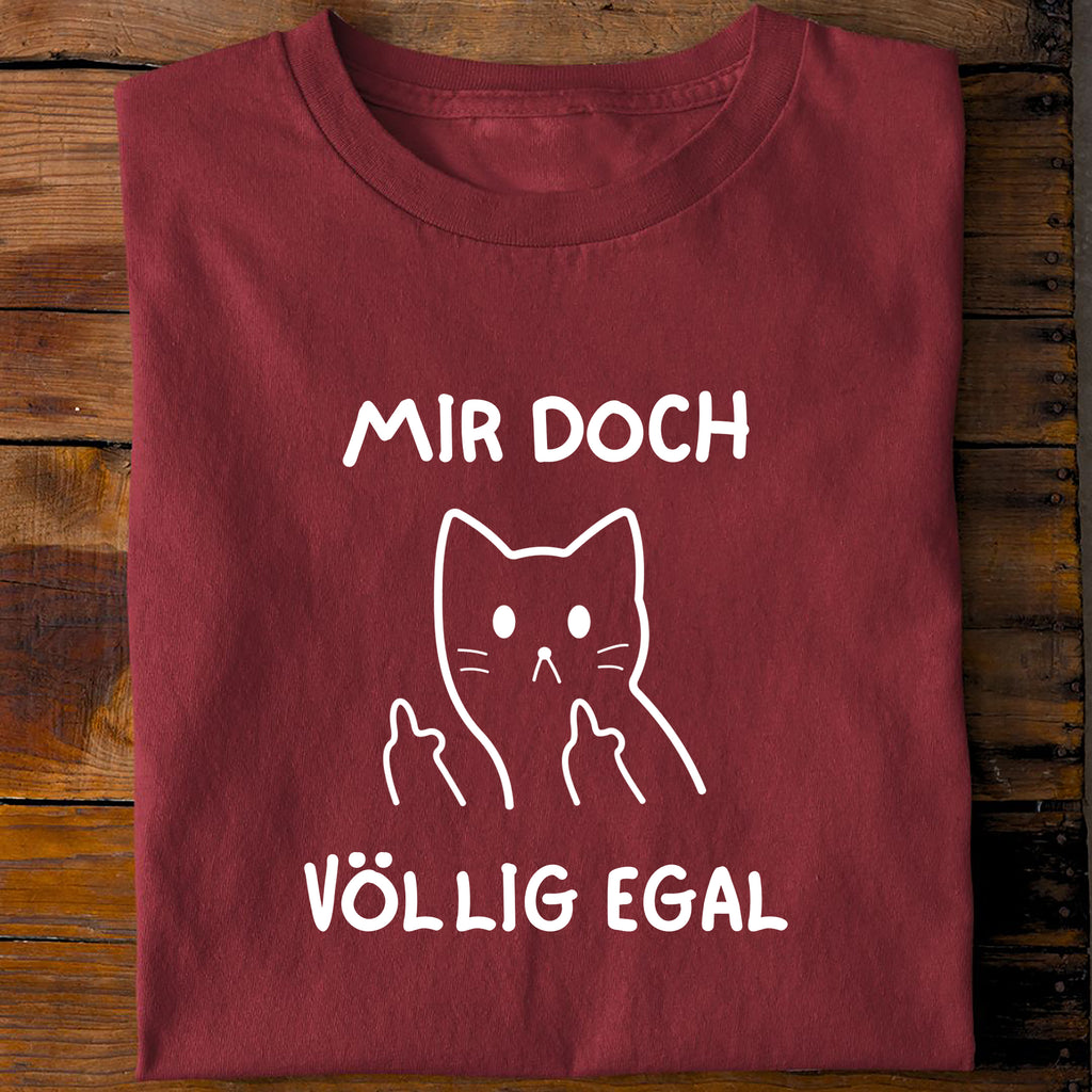 T-Shirt Völlig egal, Rückansicht