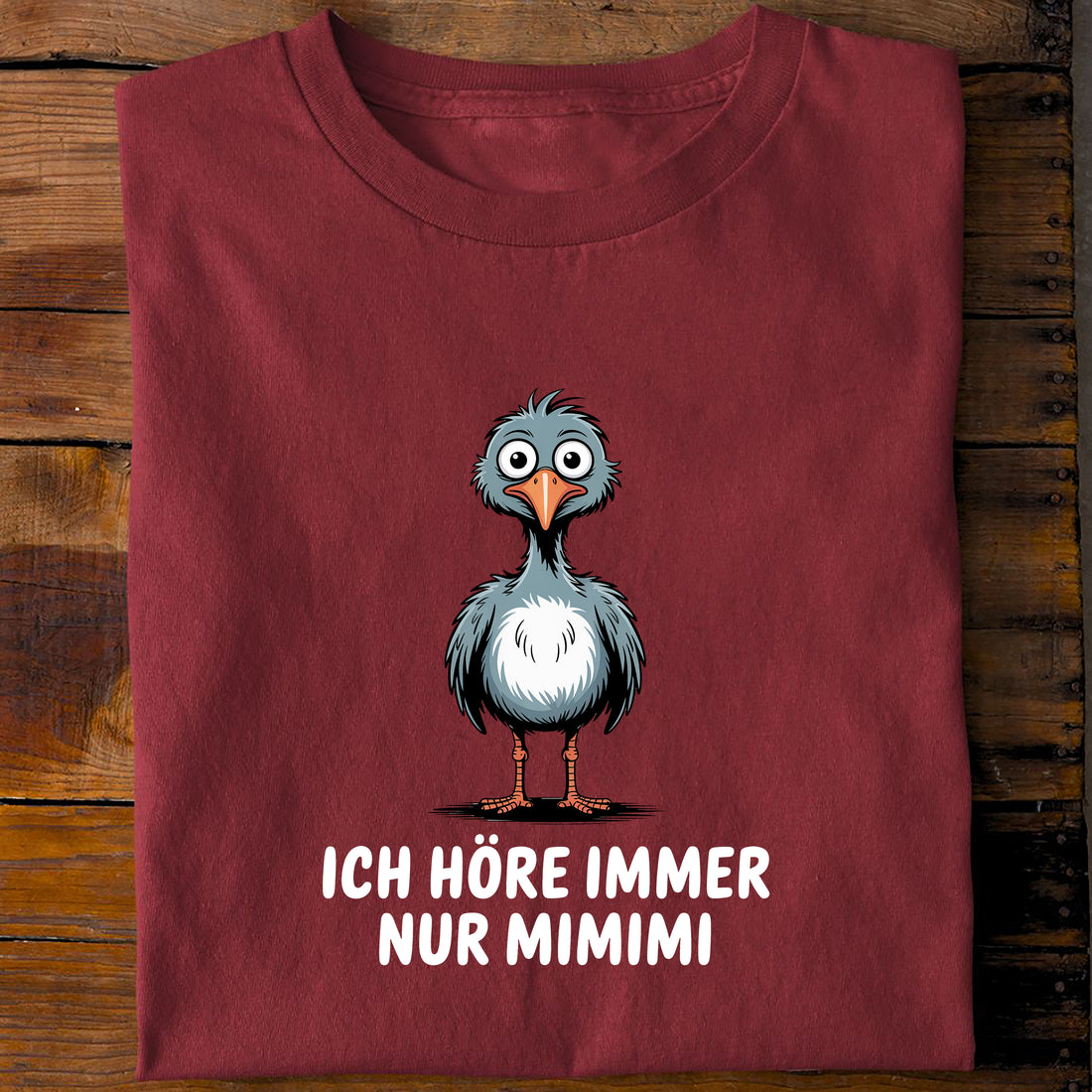 T-Shirt Ich Höre Immer, Rückansicht