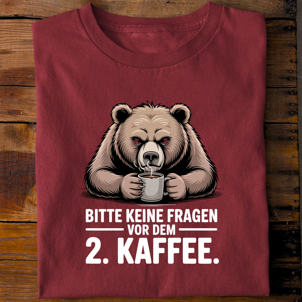 T-Shirt 2. Kaffee, Rückansicht
