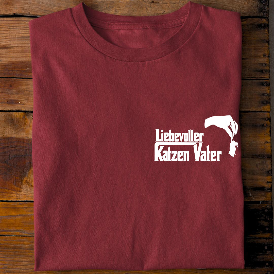 Liebevoller Katzenvater T-Shirt