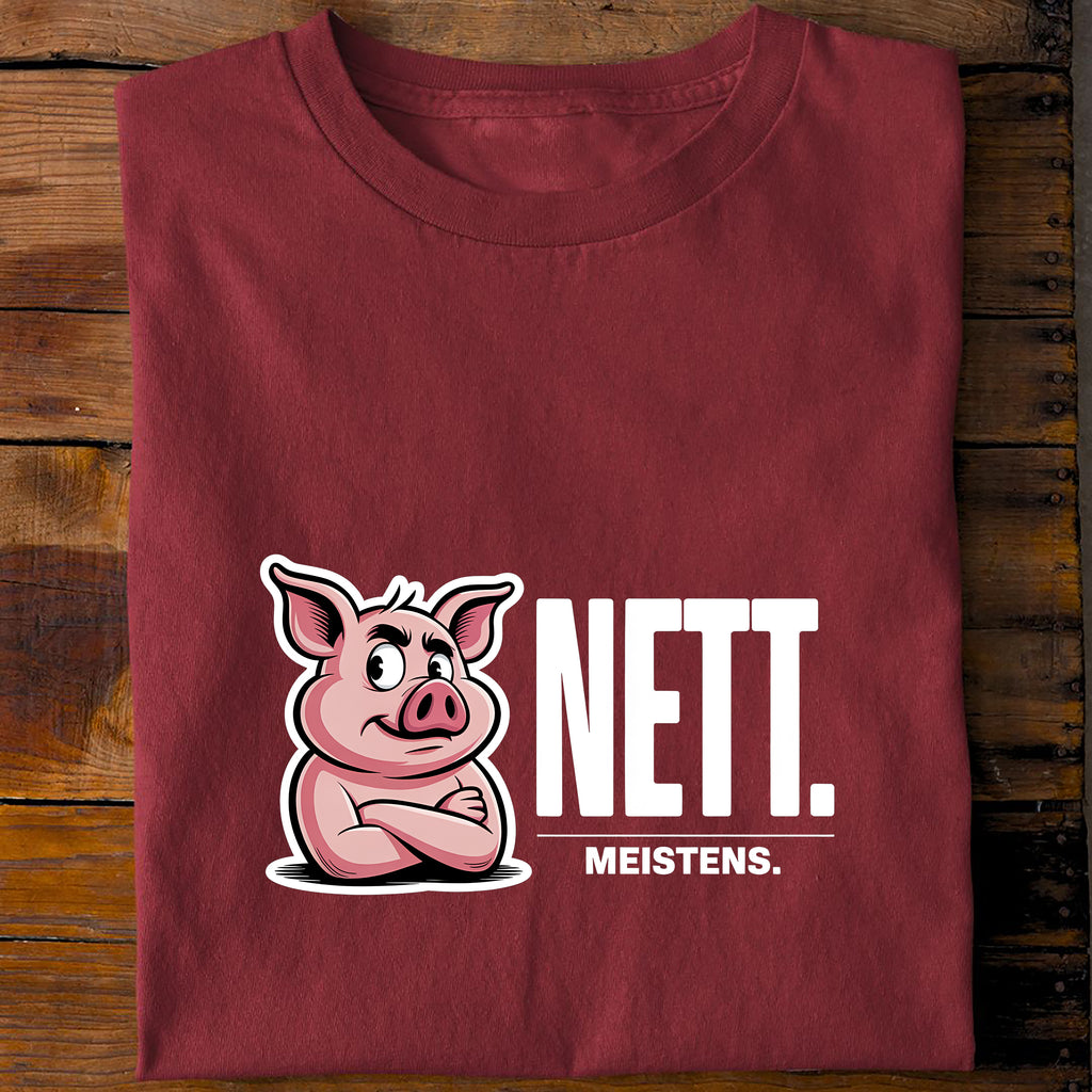 T-Shirt Nett, Rückansicht