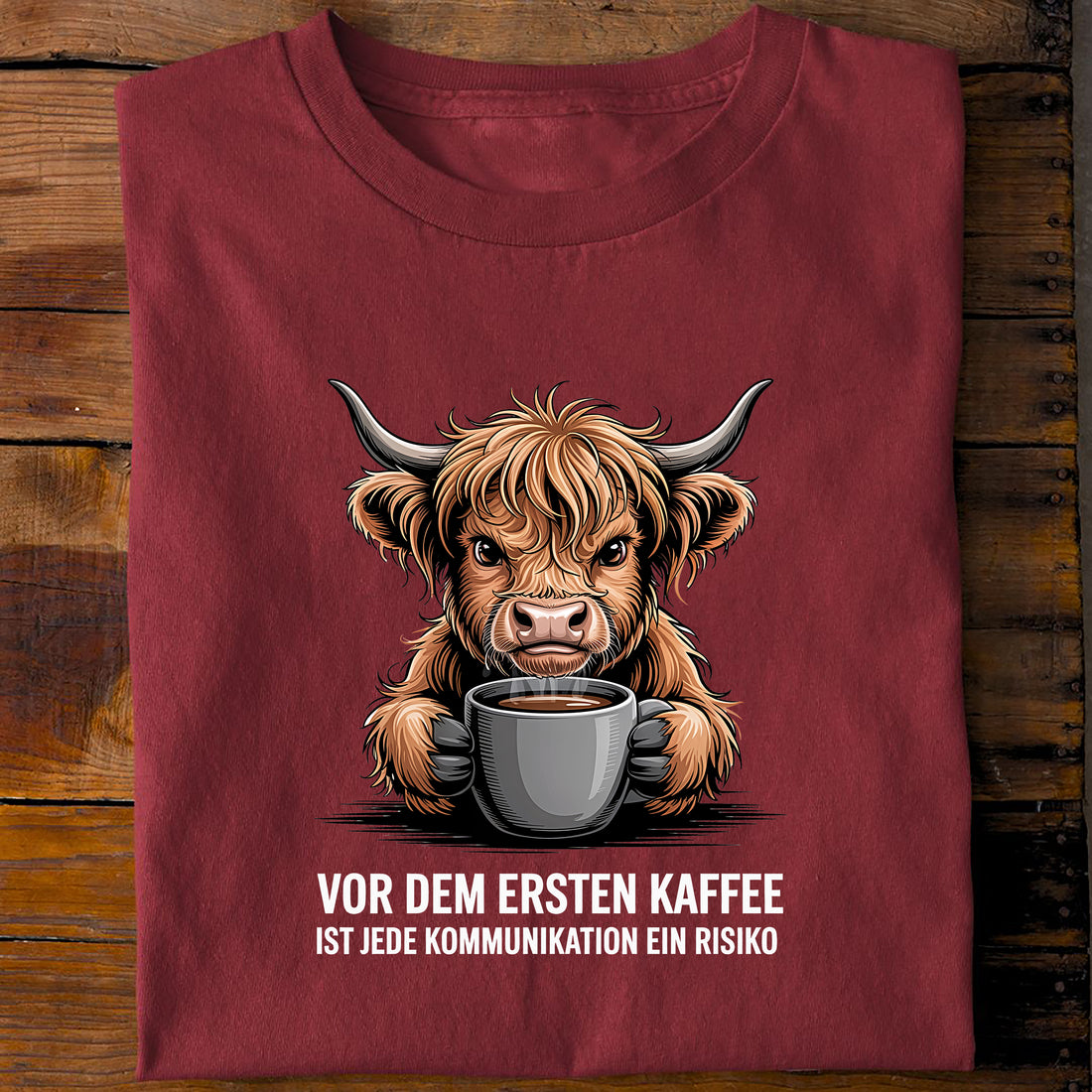 Bio T-Shirt Erster Kaffe, weitere Ansicht