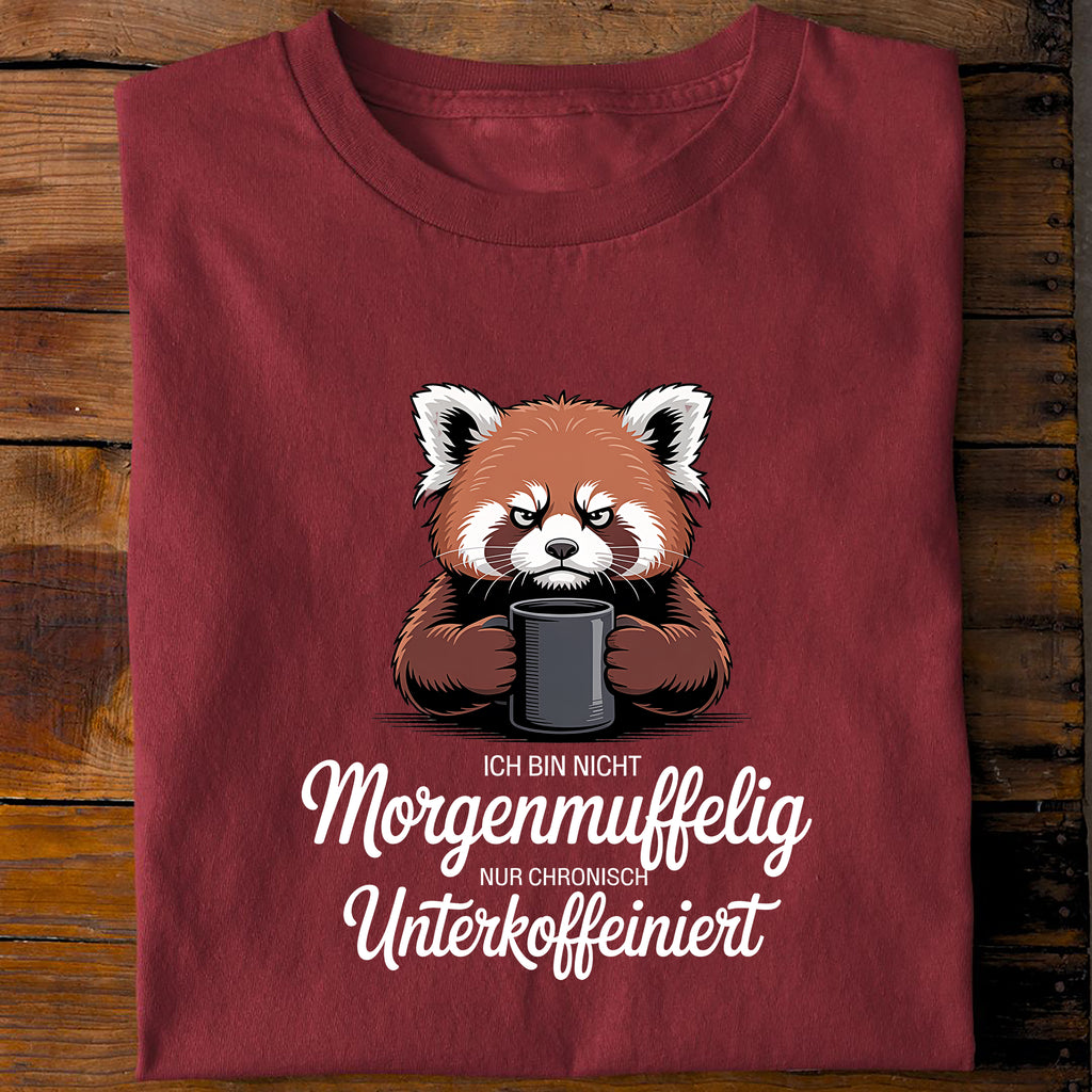 T-Shirt morgenmuffelig, Rückansicht