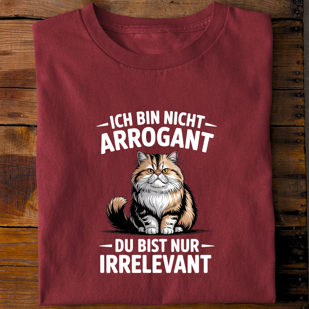 T-Shirt Arrogant, Rückansicht