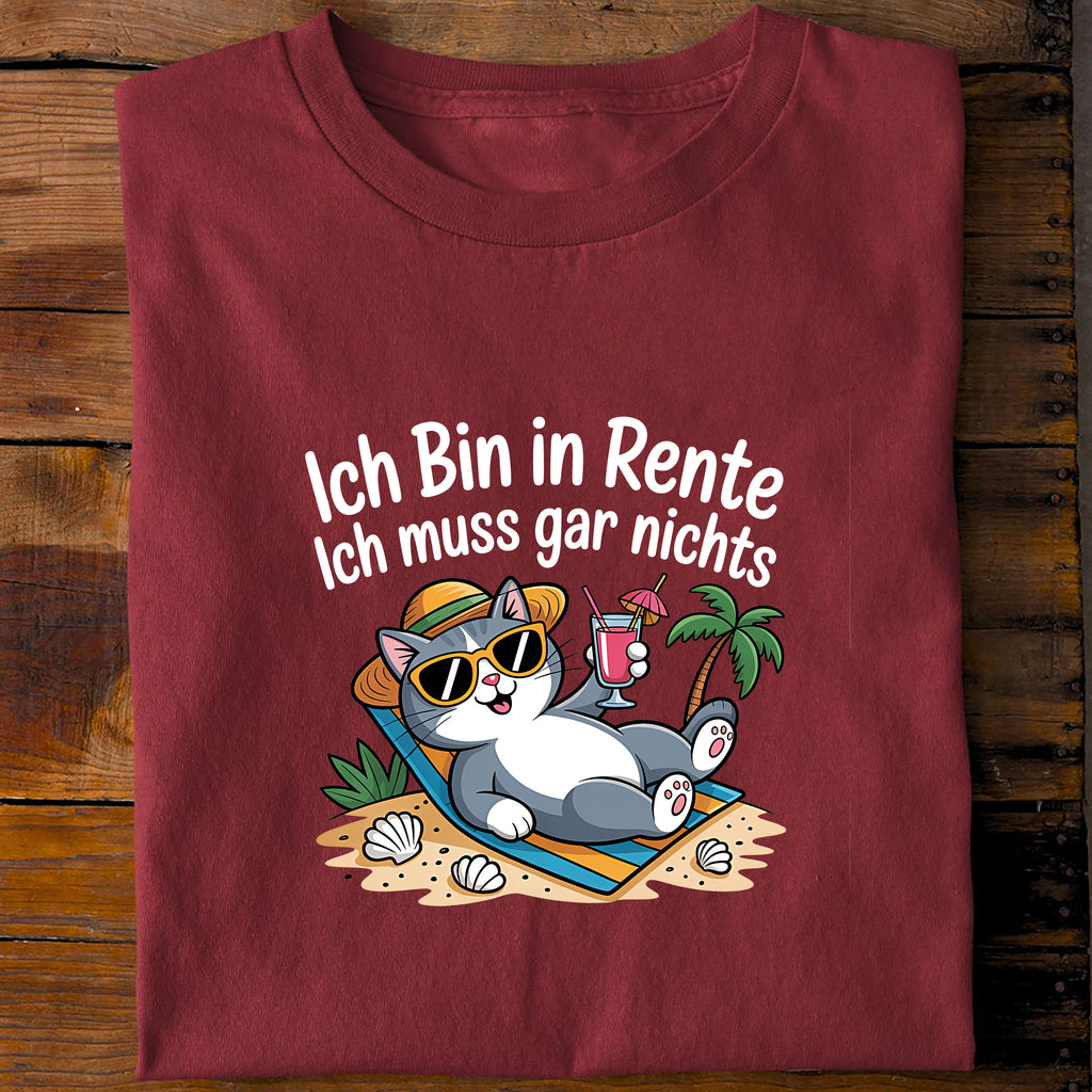 Bio T-Shirt Ich Bin in Rente, weitere Ansicht