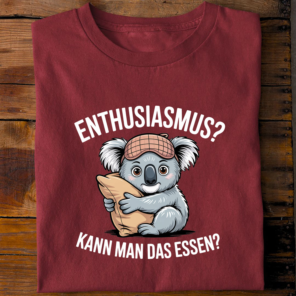 T-Shirt Kann man das Essen, Rückansicht