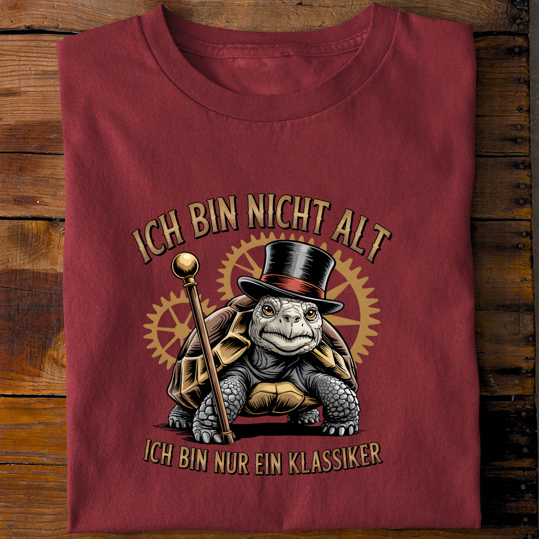 T-Shirt Ich bin ein Klassiker, Rückansicht