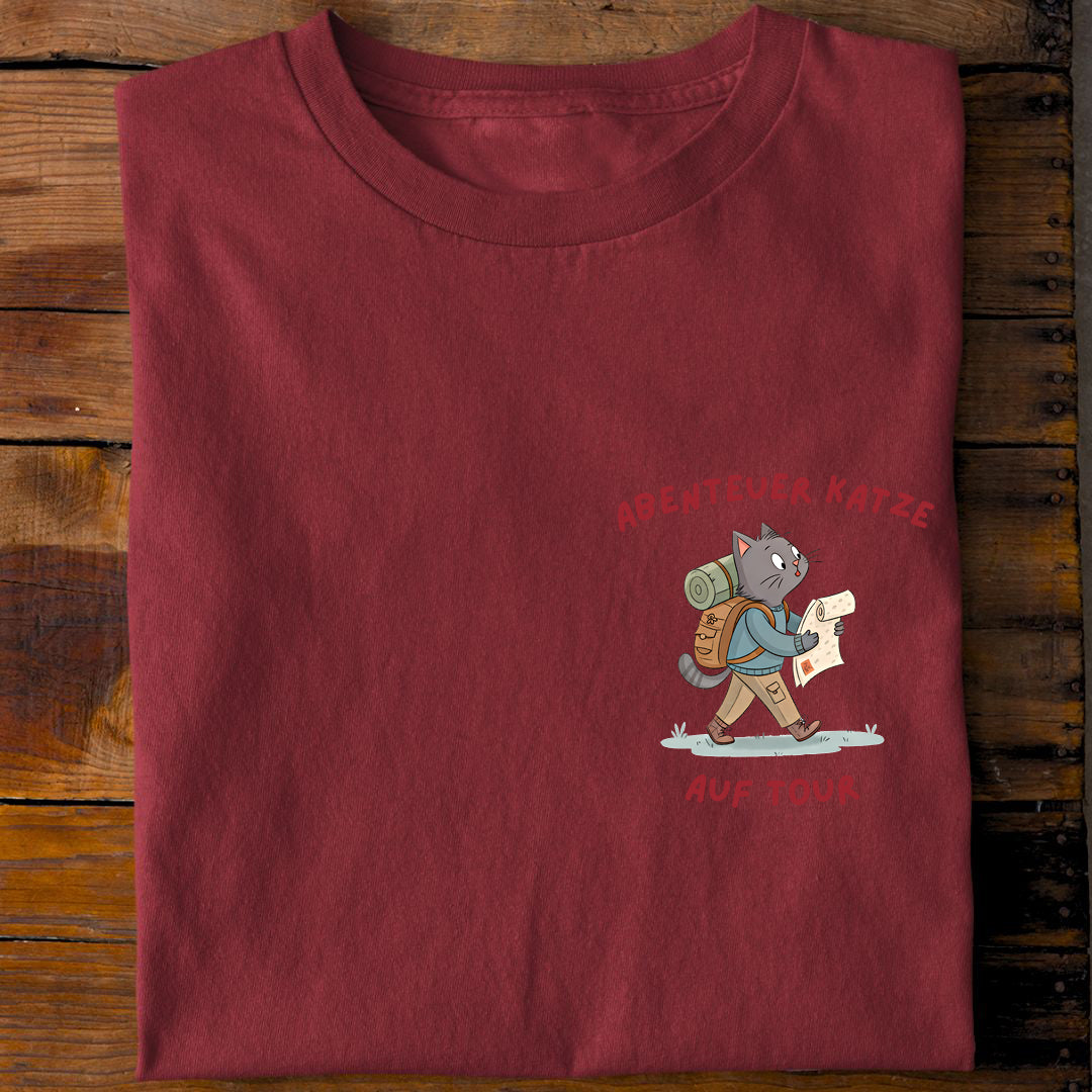 Abenteuer Katze T-Shirt
