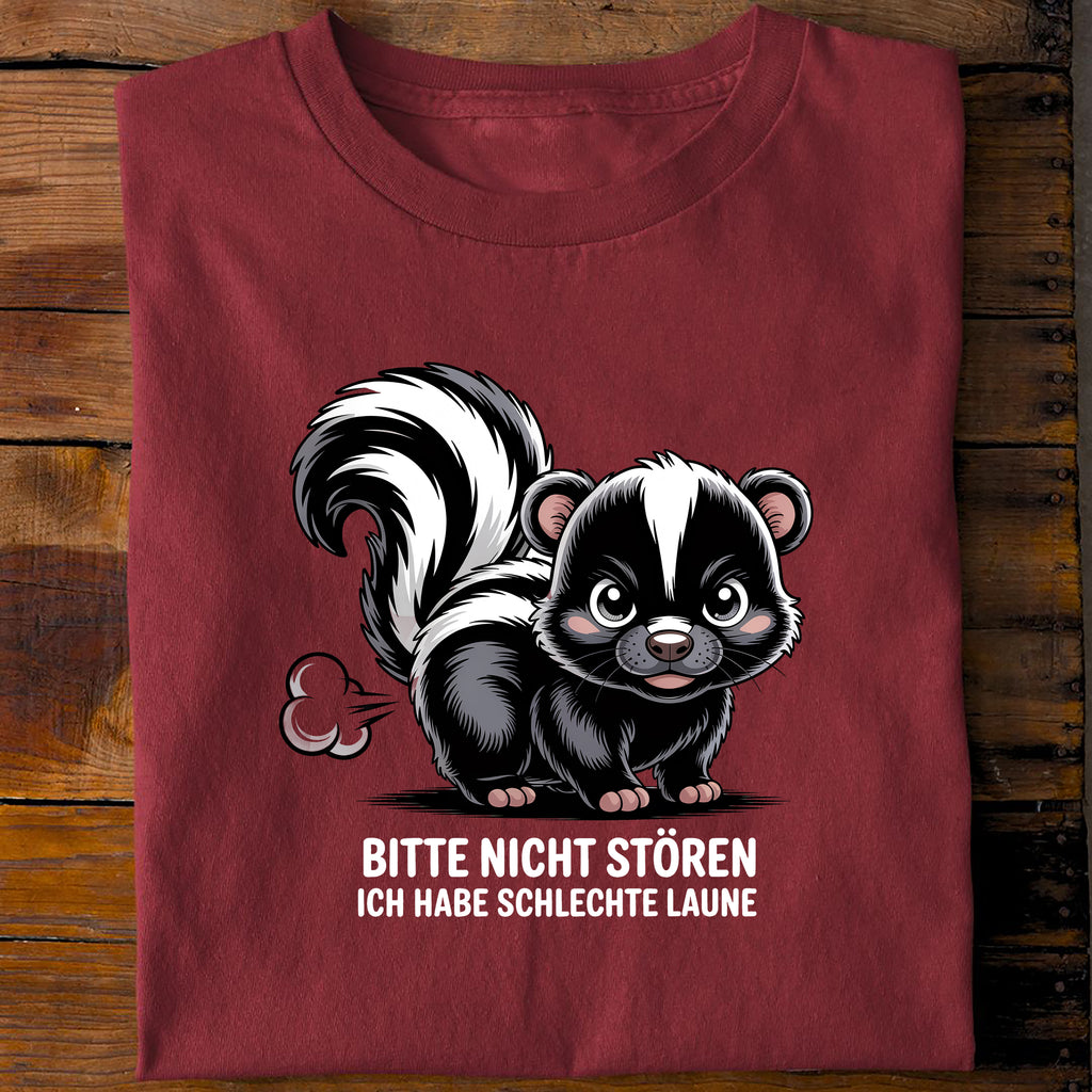 T-Shirt schlechte Laune, Rückansicht