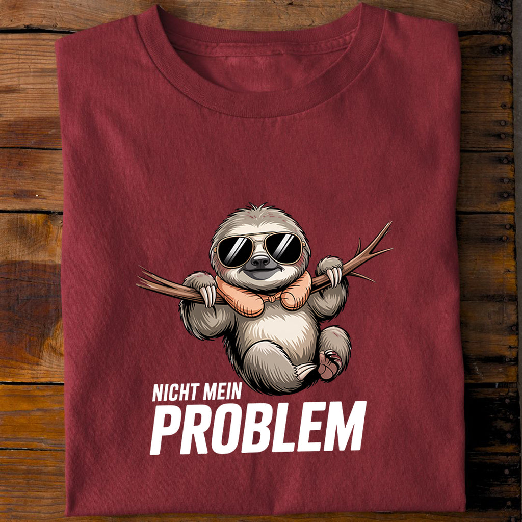 T-Shirt Nicht mein Problem, Rückansicht