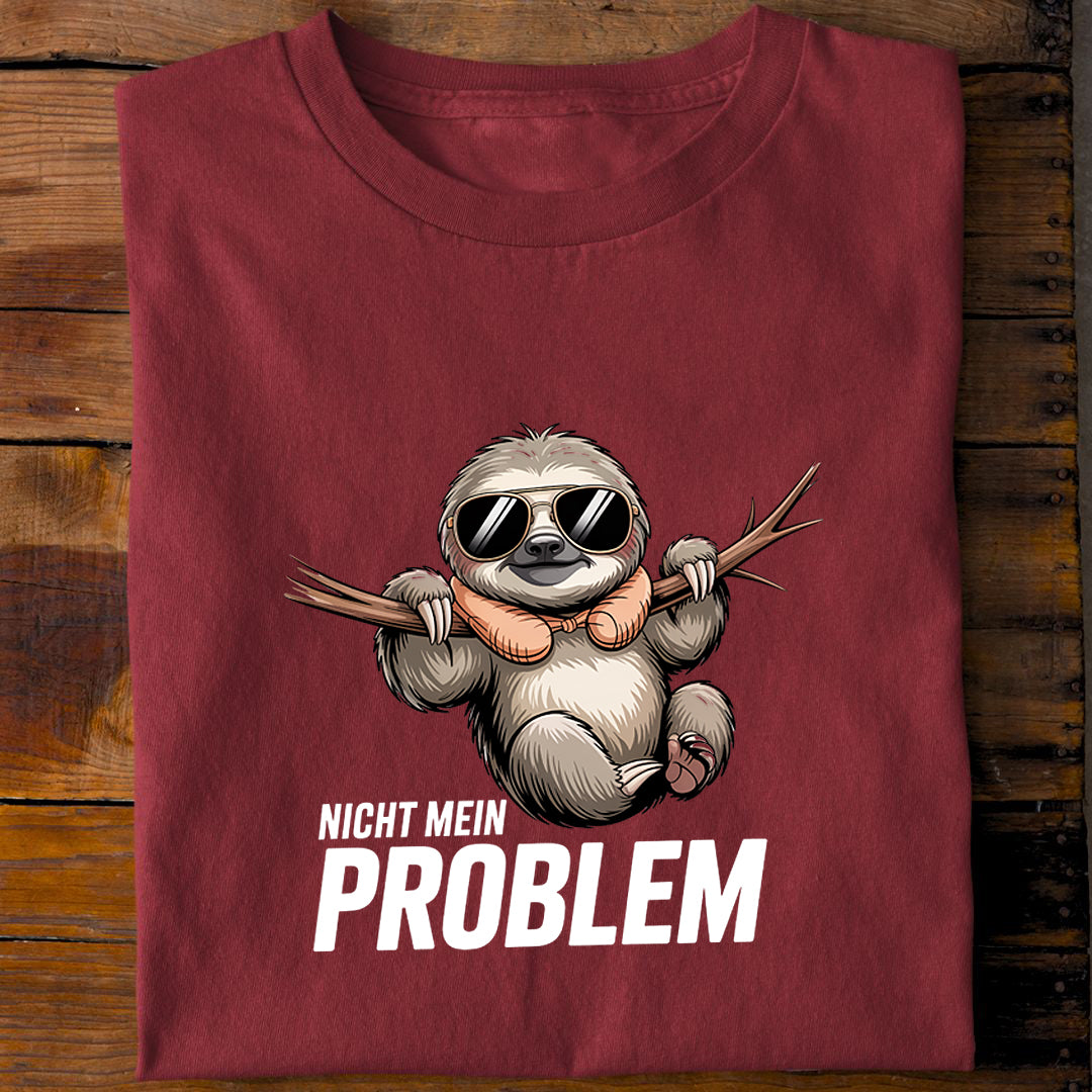 T-Shirt Nicht mein Problem, Rückansicht