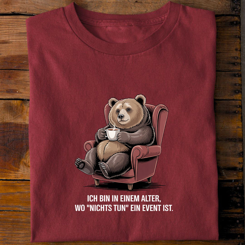 T-Shirt Ich Bin in Einem Alter, Rückansicht