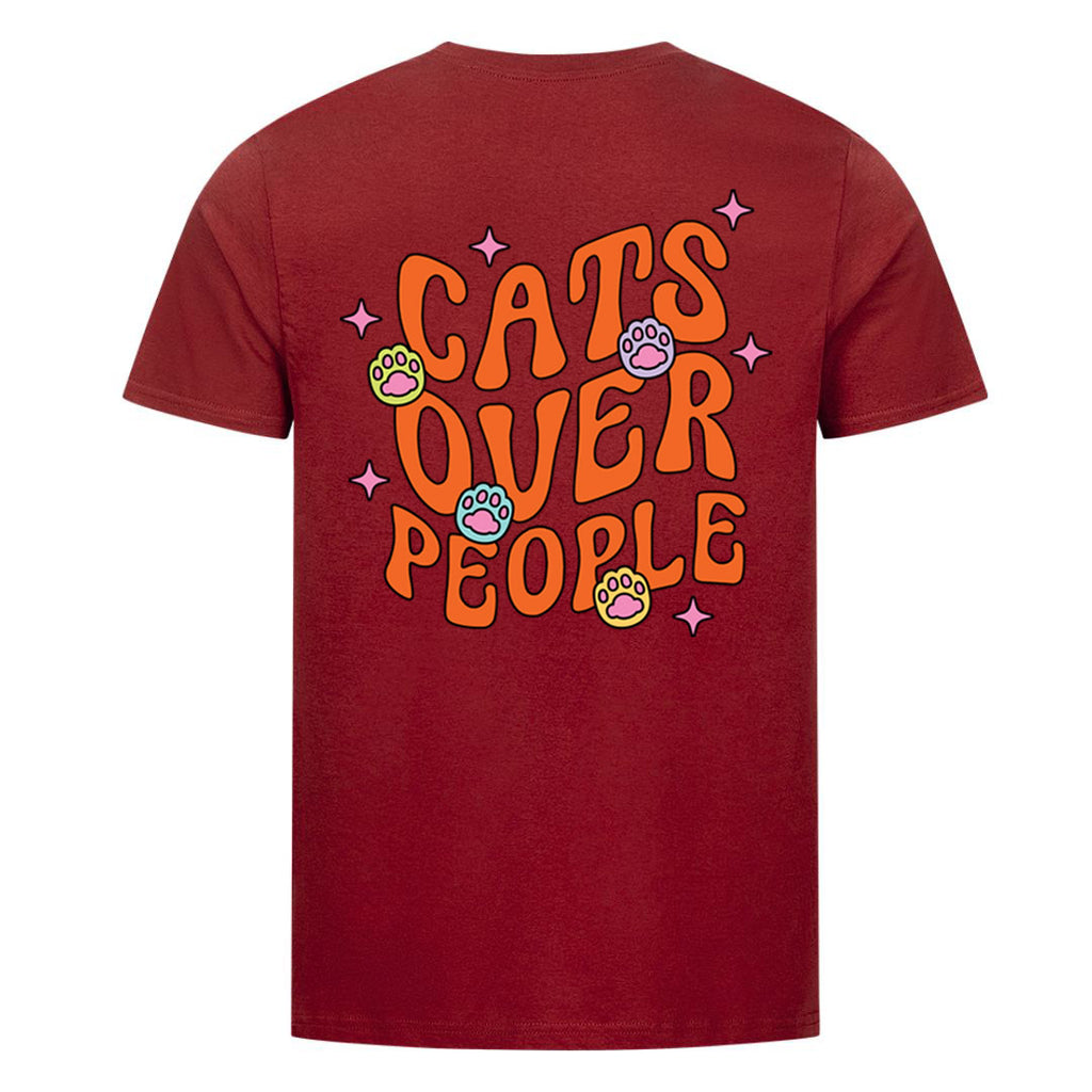 Cats Over People T-Shirt BackPrint