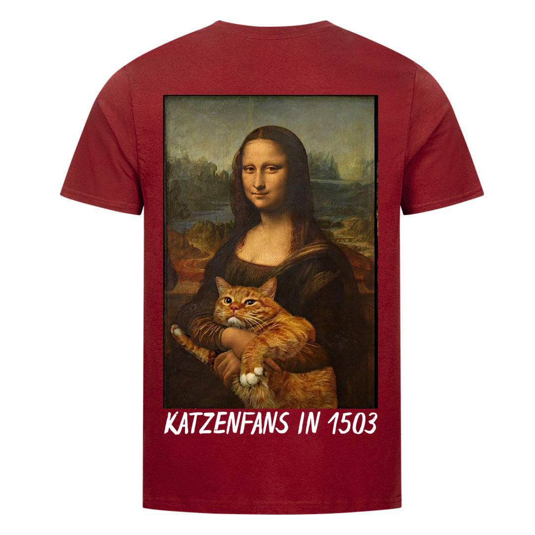 Katzenfans in 1503 T-Shirt BackPrint