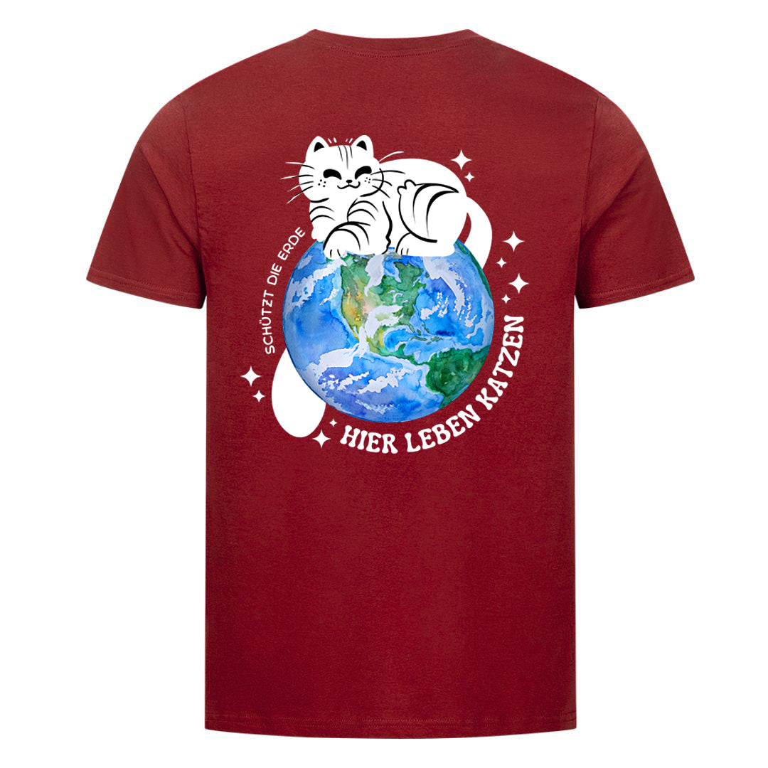 Schützt die Erde T-Shirt BackPrint