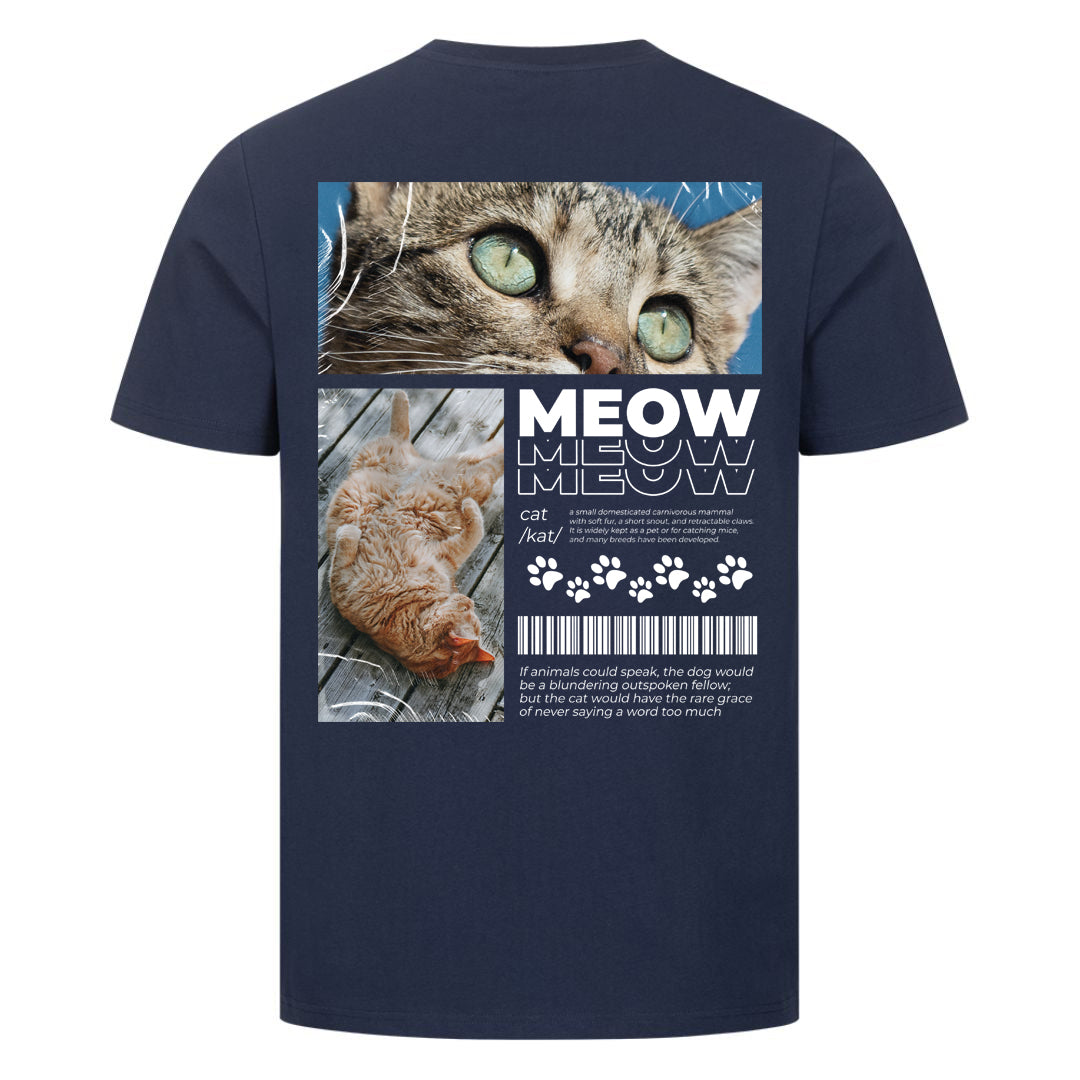 Cat Definition Modern T-Shirt BackPrint