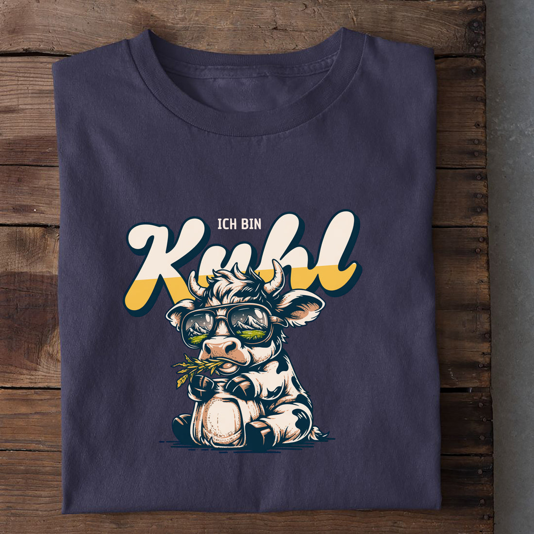 T-Shirt Ich bin kuhl, weitere Ansicht