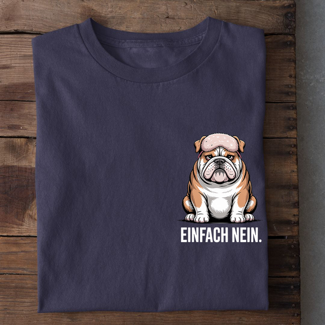 T-Shirt Einfach nein Hund, weitere Ansicht
