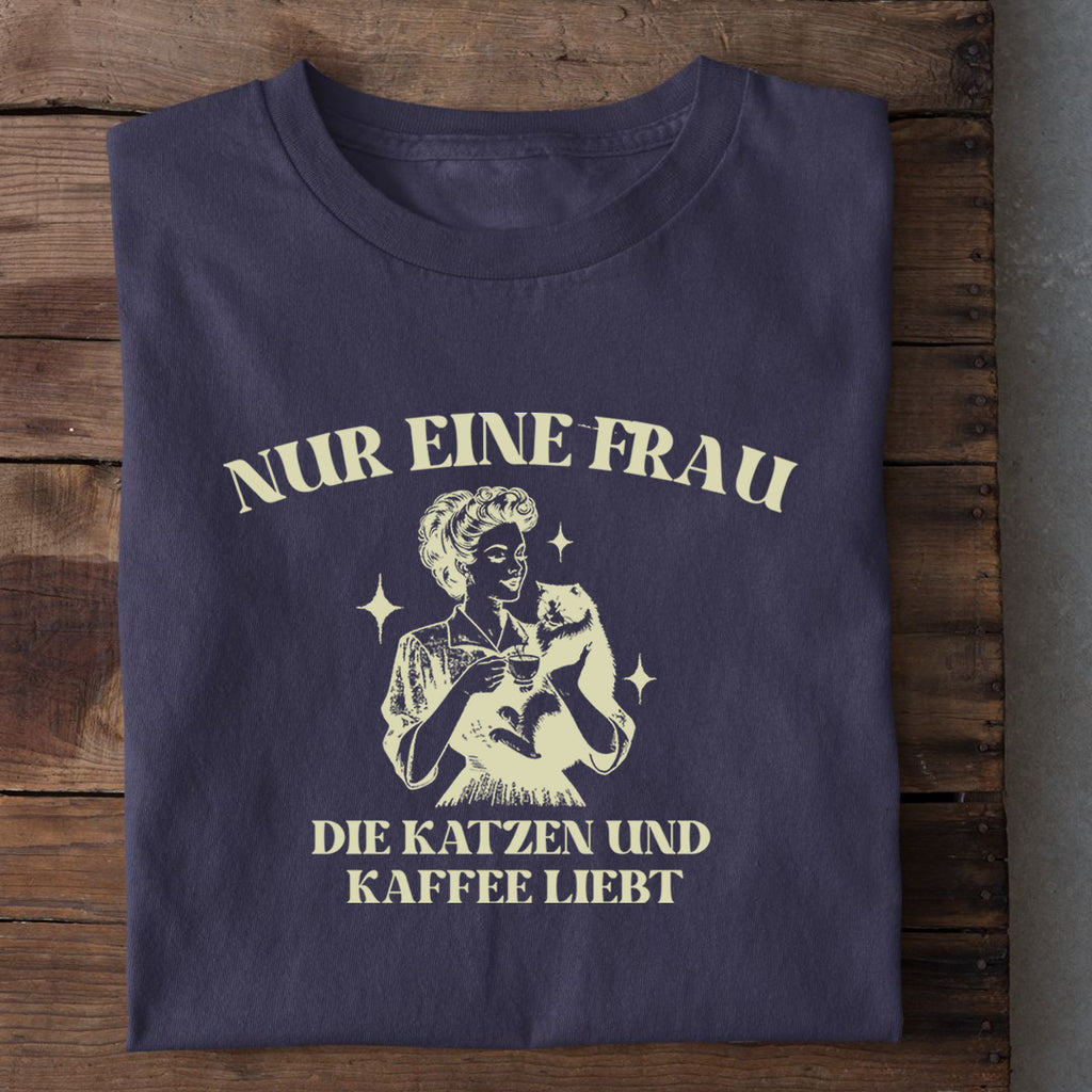 Kaffee und Katzen T-Shirt