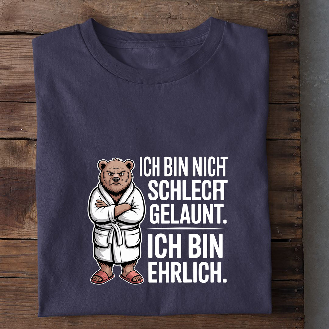 T-Shirt Ich bin ehrlich, weitere Ansicht