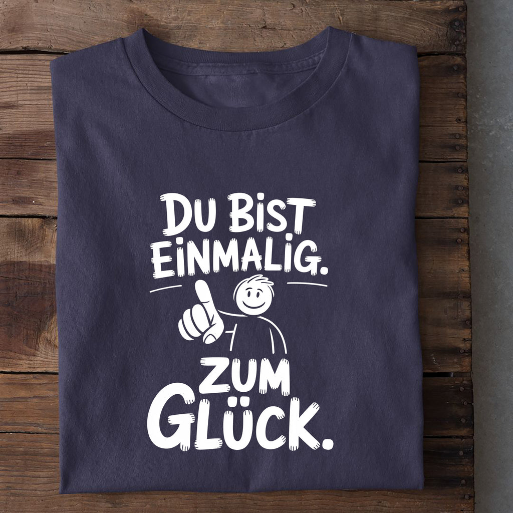 T-Shirt Du bist einmalig, weitere Ansicht
