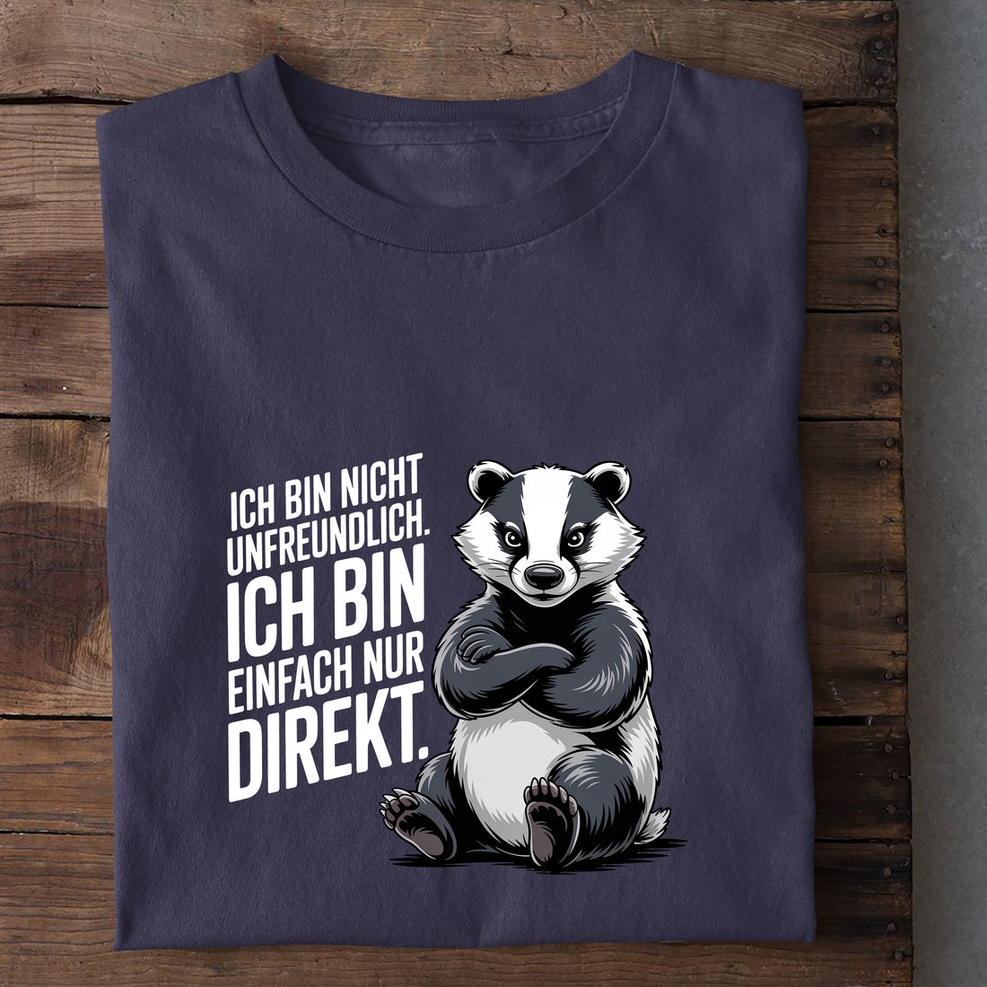 T-Shirt Ich Bin Nicht Unfreundlich, weitere Ansicht