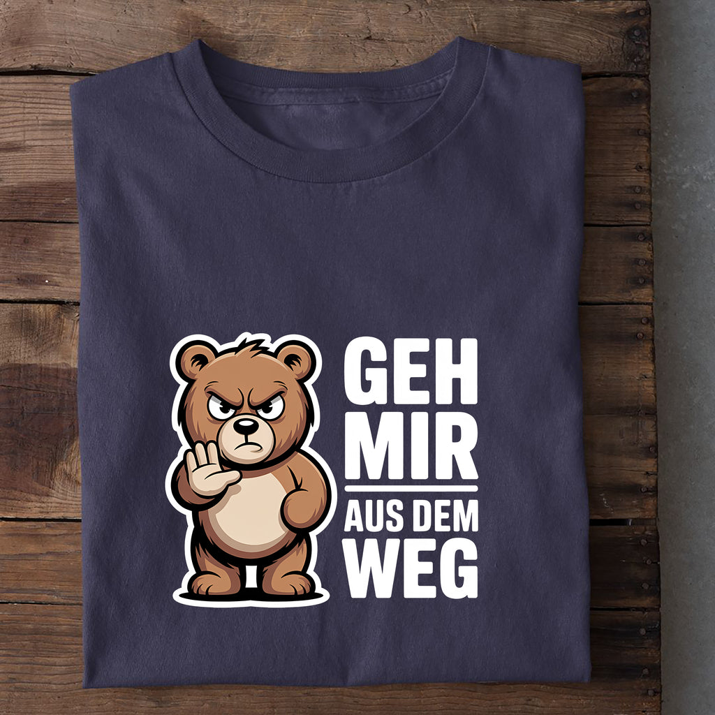 T-Shirt Geh mir aus dem Weg Bär, weitere Ansicht