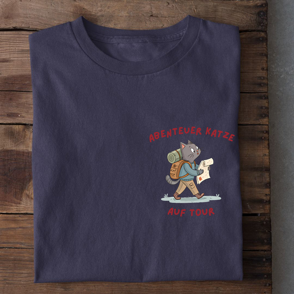 Abenteuer Katze T-Shirt