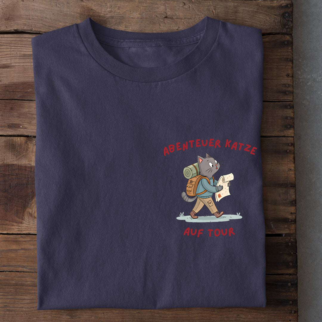 Abenteuer Katze T-Shirt