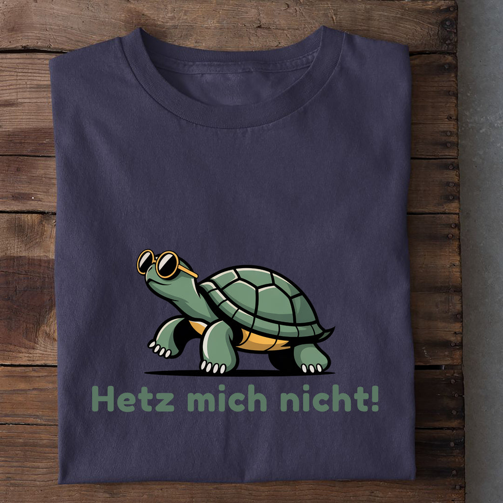 T-Shirt Hetz mich nicht Schildkröte, weitere Ansicht