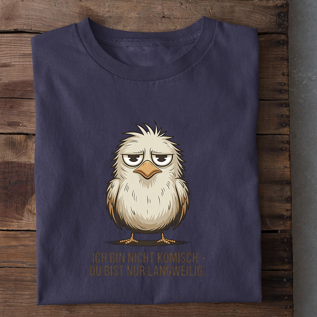 T-Shirt Ich bin nicht komisch, weitere Ansicht
