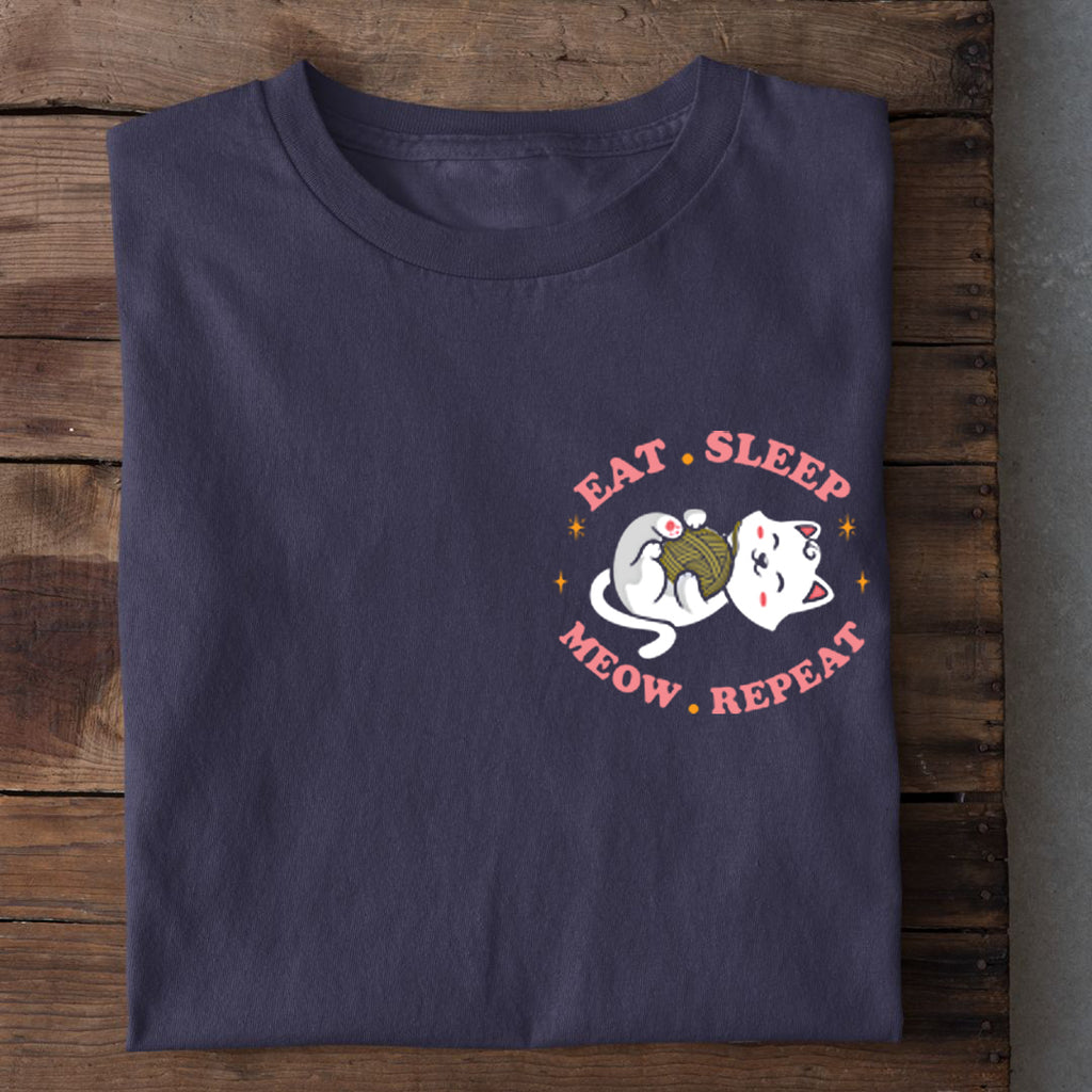 Eat-Sleep-Meow-Repeat T-Shirt