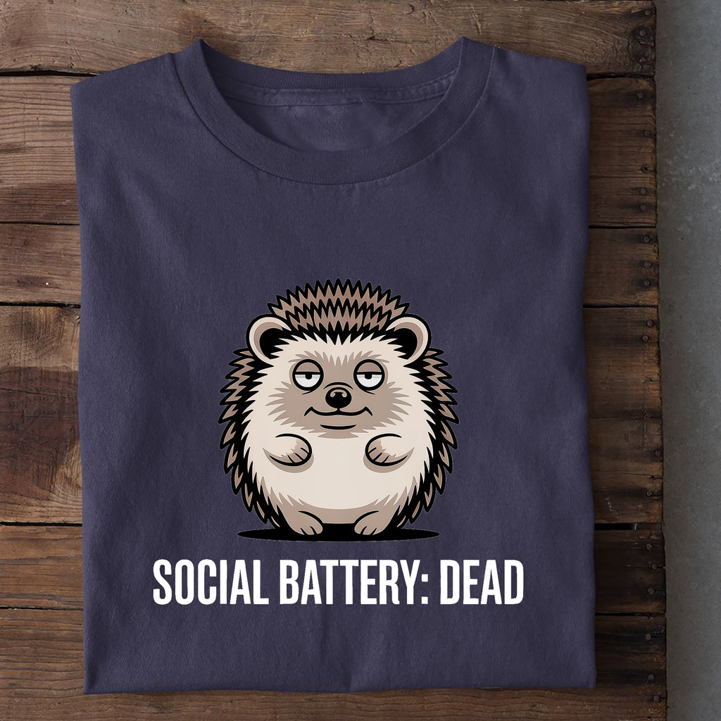 T-Shirt Social Battery, weitere Ansicht