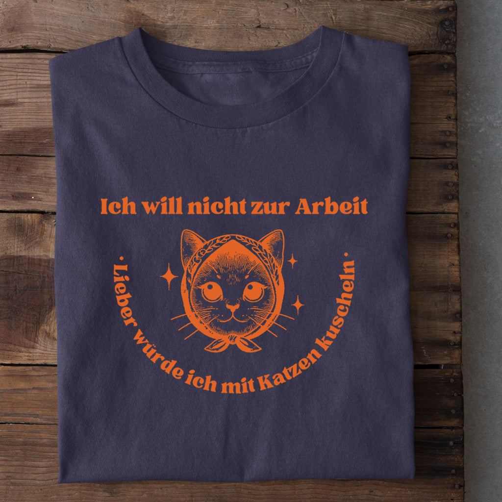 Mit Katzen kuscheln T-Shirt